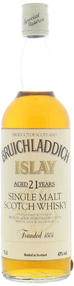 Bruichladdich - 21 Years Old Screw Cap NV 10159