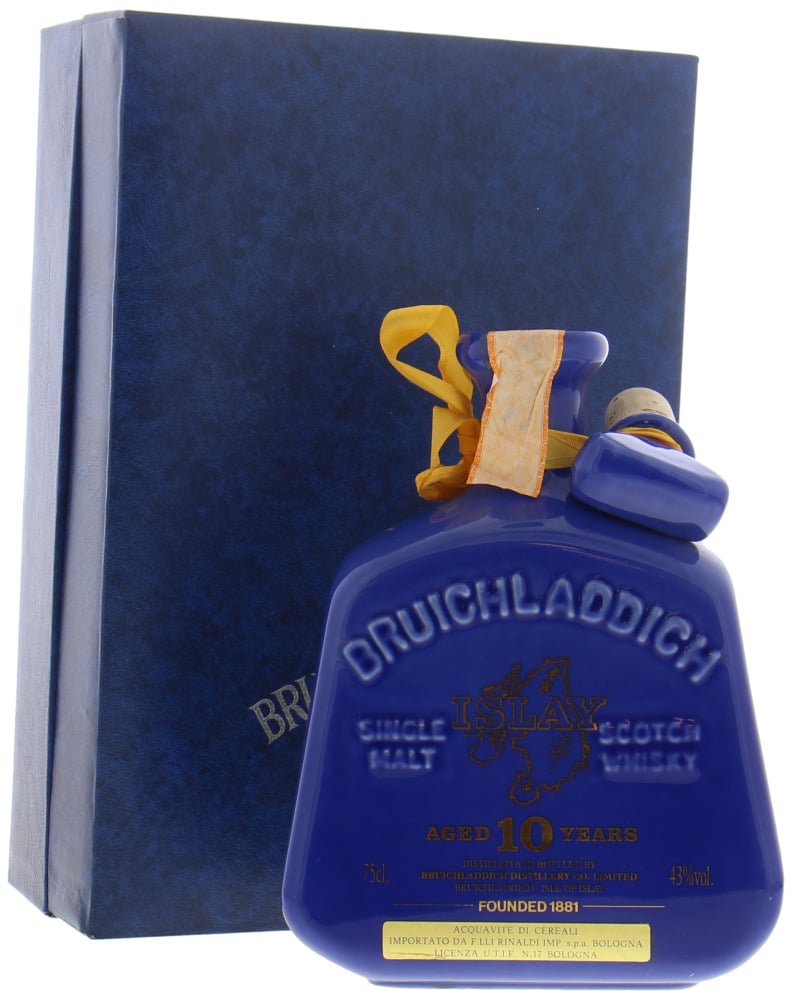 Bruichladdich - 10 Years Old Blue Ceramic Decanter NV 10159