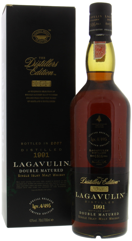 Lagavulin - The Distillers Edition 1991 43% 1991 In Original Box