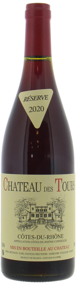 Rayas - Chateau des Tours Cotes du Rhone reserve Rouge 2020