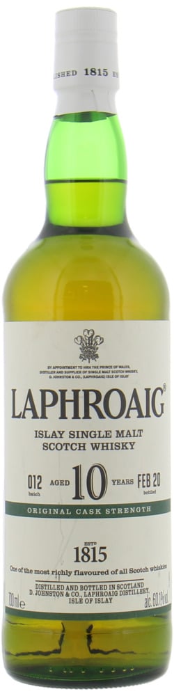 Laphroaig - 10 Years Old Cask Strength Batch #012 NV 10163
