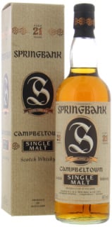 Springbank - 21 Years Old Label NV