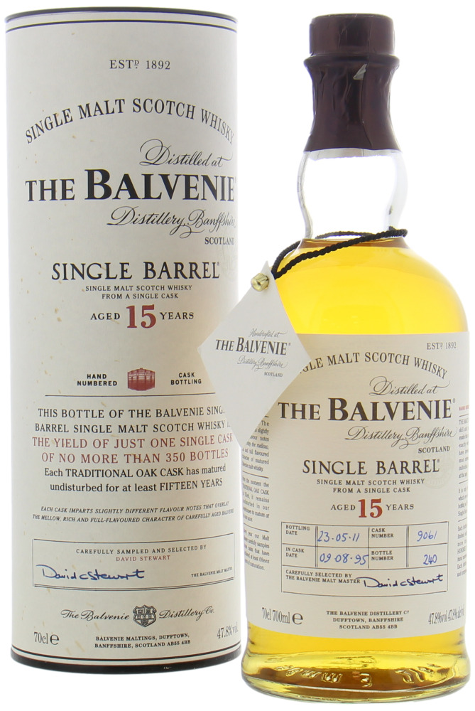 Balvenie - 15 Years Old Single Barrel Cask 9061 1995