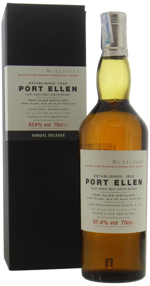 Port Ellen - 5th Release 25 Years Old 1979 10150