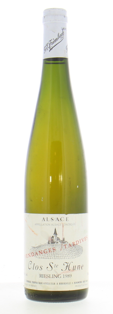 Trimbach - Riesling Clos St Hune Vendanges Tardives 1989