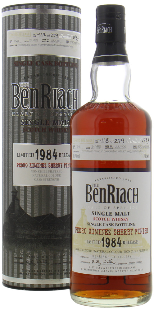 Benriach - 24 years old PX finish Cask 1048 1984