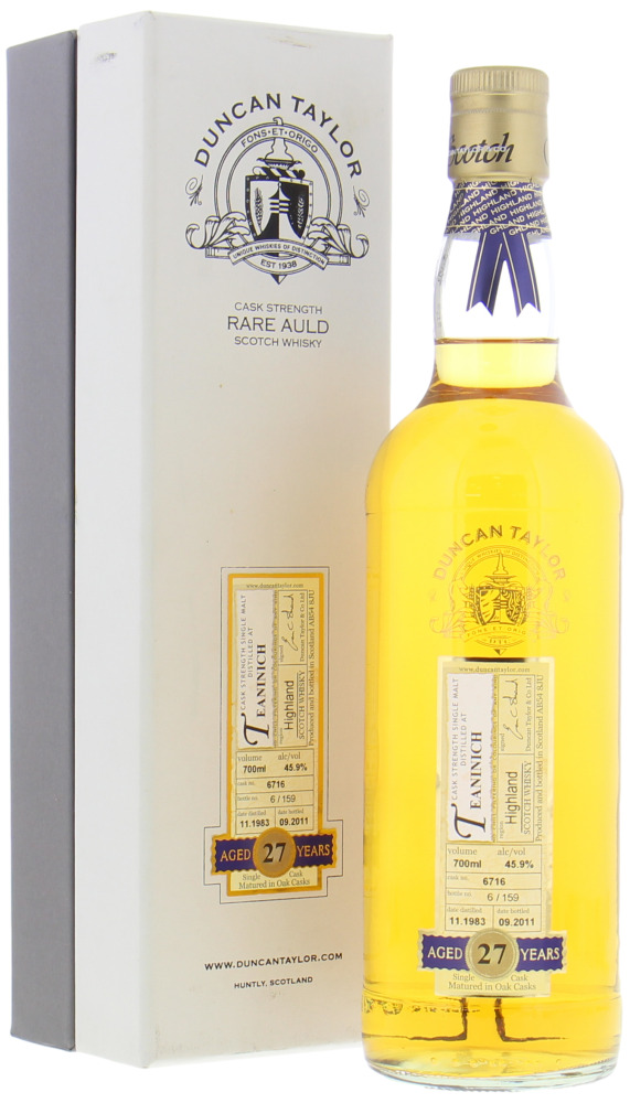 Teaninich - 27 Years Old Cask 6716 1983