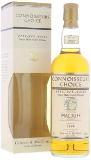 Macduff Distillery - Connoisseurs Choice Map Label 1988