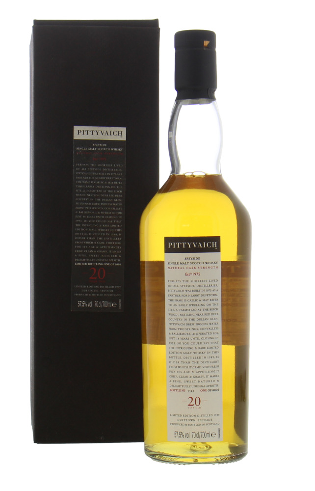 Pittyvaich - 20 Years Old 2009 edition 1989