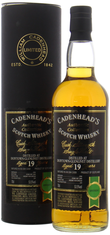 Dufftown - 19 Years Old 1988