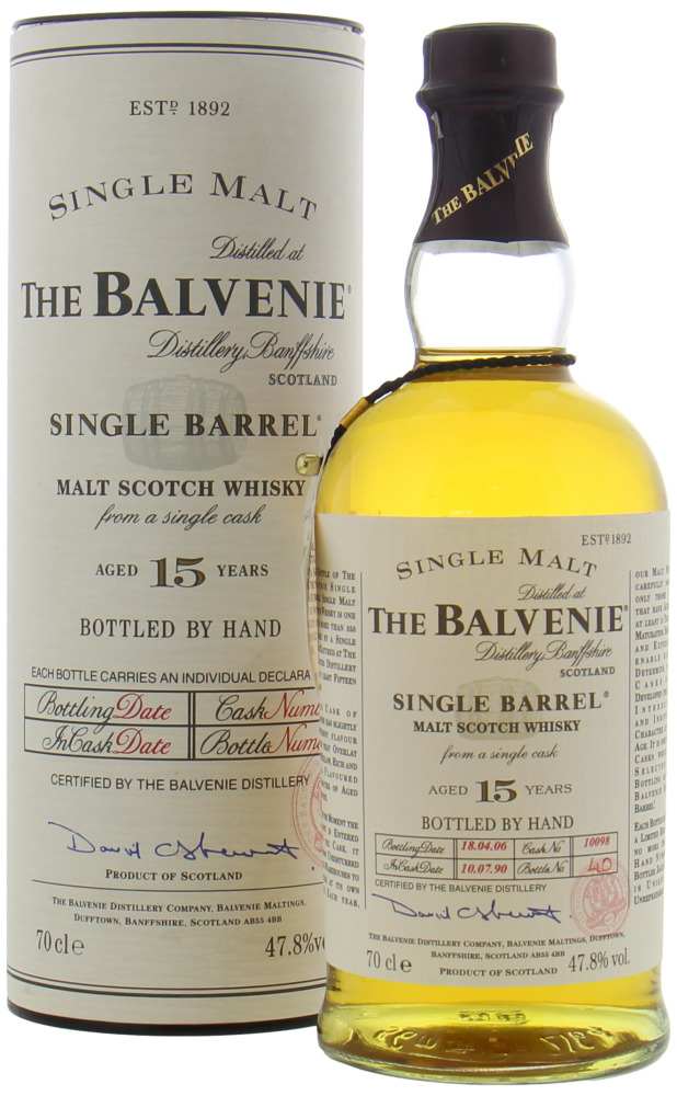 Balvenie - 15 Years Old Single Barrel 10098 1990