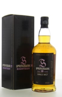 Springbank - 18 Years Old Vintage Black Label NV