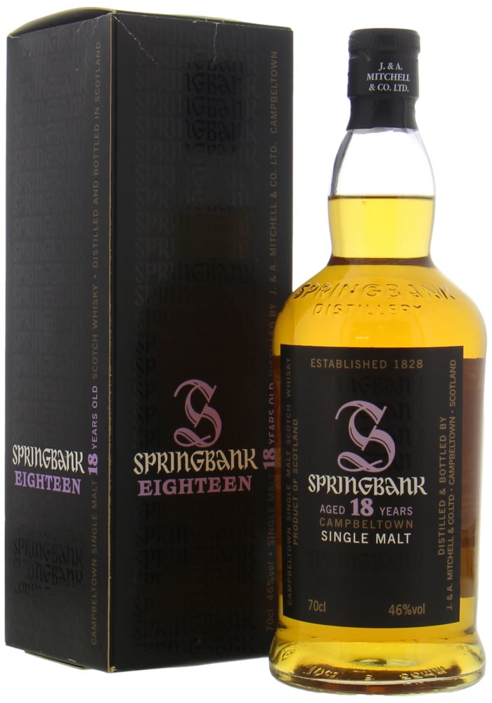 Springbank - 18 Years Old Vintage Black Label NV