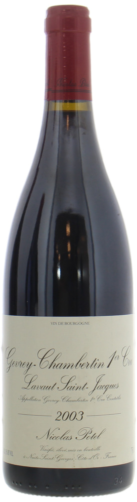 Nicolas Potel - Gevrey-Chambertin Lavaux Saint-Jacques 1er cru 2003