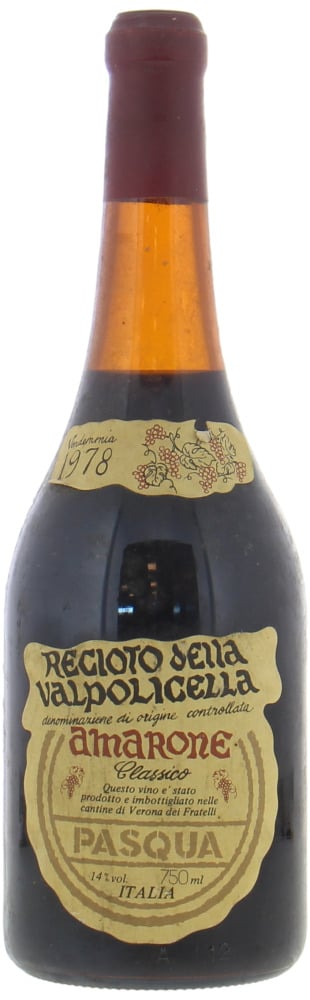 Pasqua - Amarone Recioto delle Valpolicella 1978