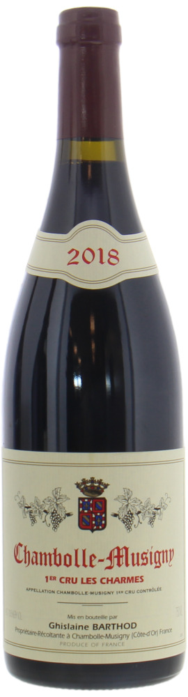 Ghislaine Barthod - Chambolle Musigny Les Charmes 1er cru 2018