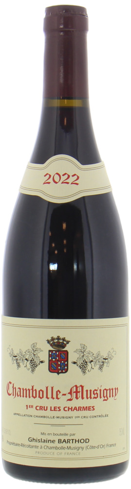 Ghislaine Barthod - Chambolle Musigny Les Charmes 1er cru 2022