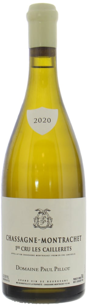 Paul Pillot - Chassagne Montrachet Les Caillerets  1er cru 2020