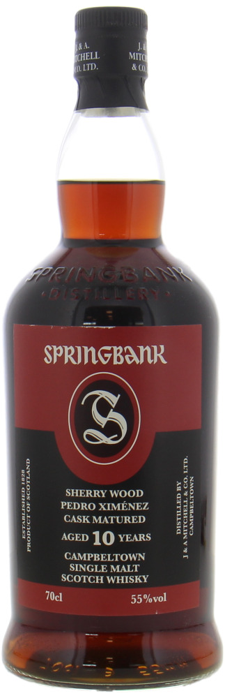 Springbank - 10 Years Old Sherry Pedro Ximenez 55% 2012