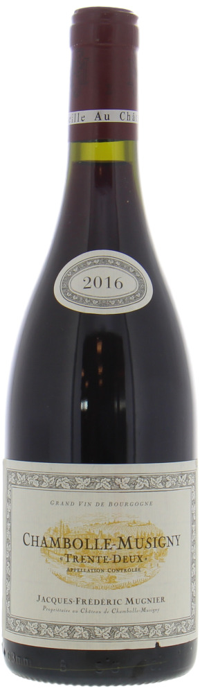 Jacques-Frédéric Mugnier - Chambolle Musigny Trente Deux 2016