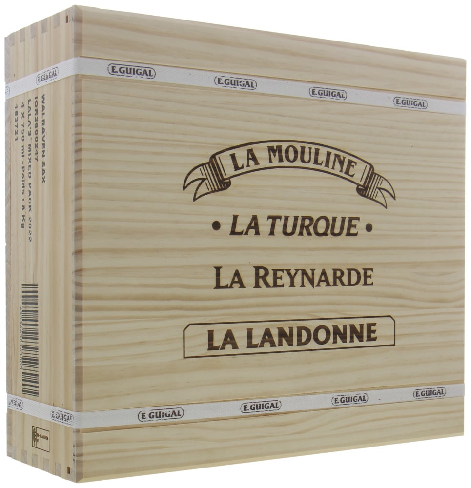 E.Guigal - Cote Roti Prestige Mixed case La Turque La Mouline La Landonne La Reynard 2022
