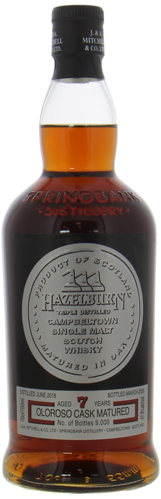 Hazelburn - 7 years Old Oloroso Cask Matured 47.9% 2018
