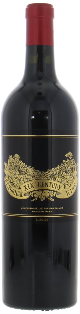 Chateau Palmer - Palmer Historical XIXth Century Wine L.20.23 2023