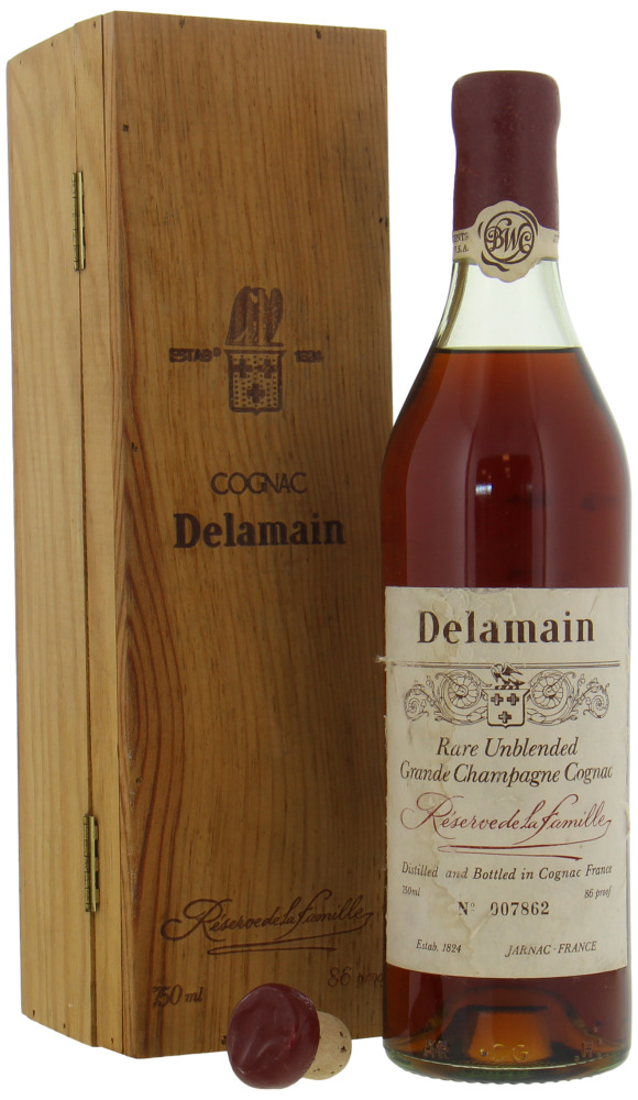 Delamain - Rare Unblended Grande Champagne Cognac Reserve de la Familly released 1964 NV