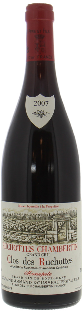Armand Rousseau - Ruchottes Chambertin Clos des Ruchottes 2007 From Original Wooden Case