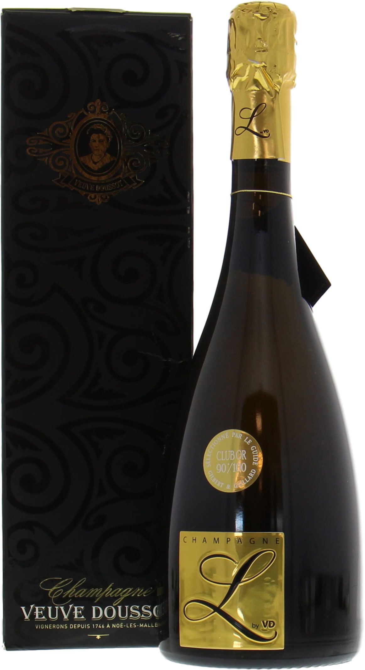 Veuve Doussot - L by VD Organic Cuvee NV From Original Wooden Case