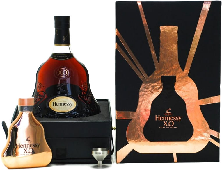 Hennessy - XO with Flask NV From Original Wooden Case