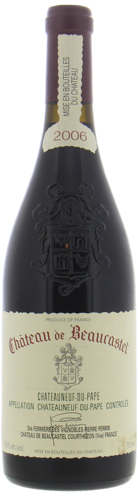 Chateau de Beaucastel - Chateauneuf du Pape 2006 From Original Wooden Case
