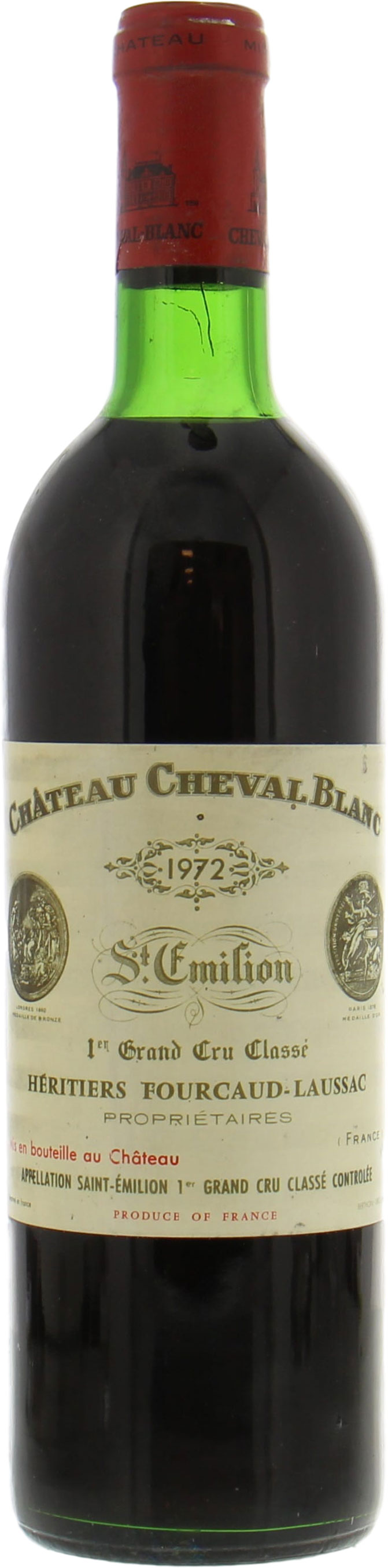 Chateau Cheval Blanc - Chateau Cheval Blanc 1972 Perfect