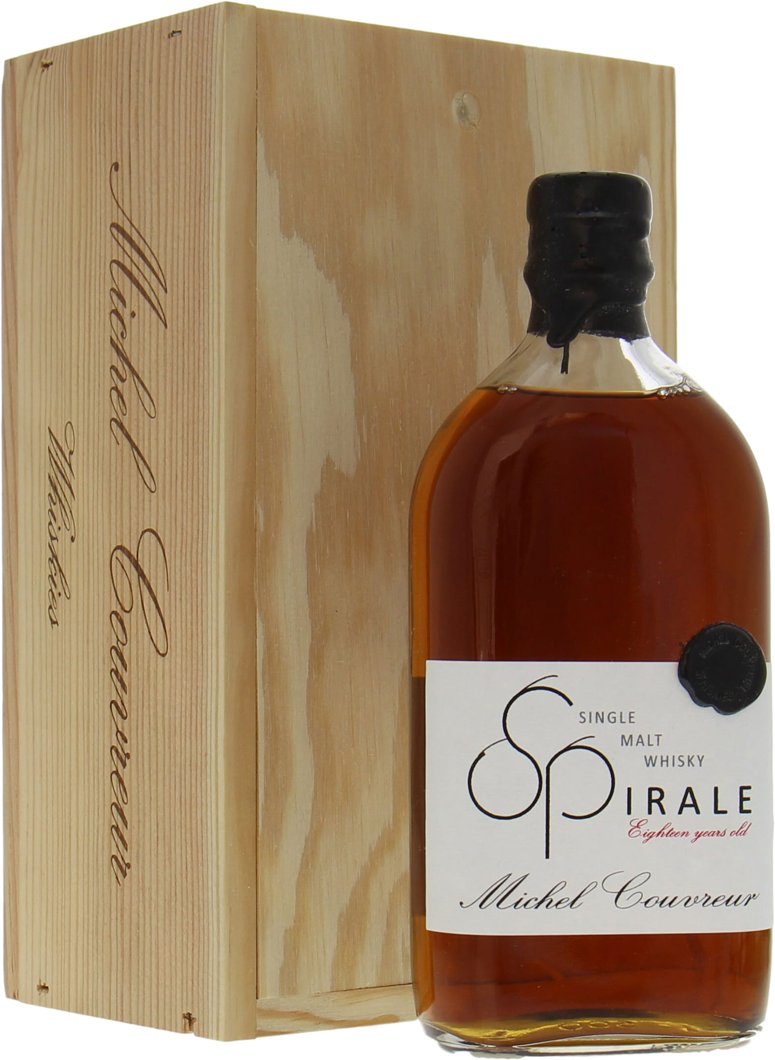 Michiel Couvreur - Spirale Years Old Single Malt Whisky 51% NV In Original Wooden Case