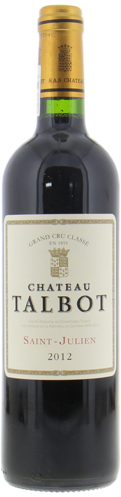 Chateau Talbot - Chateau Talbot 2012 From Original Wooden Case