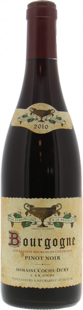 Coche Dury - Bourgogne Rouge 2010 From Original Wooden Case
