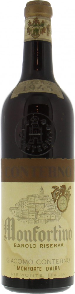 Giacomo Conterno - Barolo Riserva Monfortino 1945 Top Shoulder