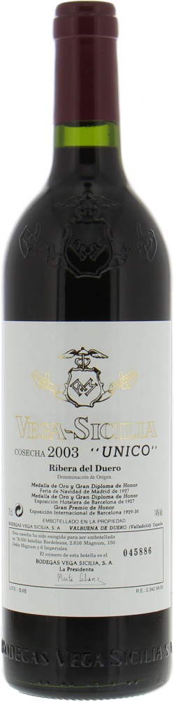 Vega Sicilia - Unico 2003