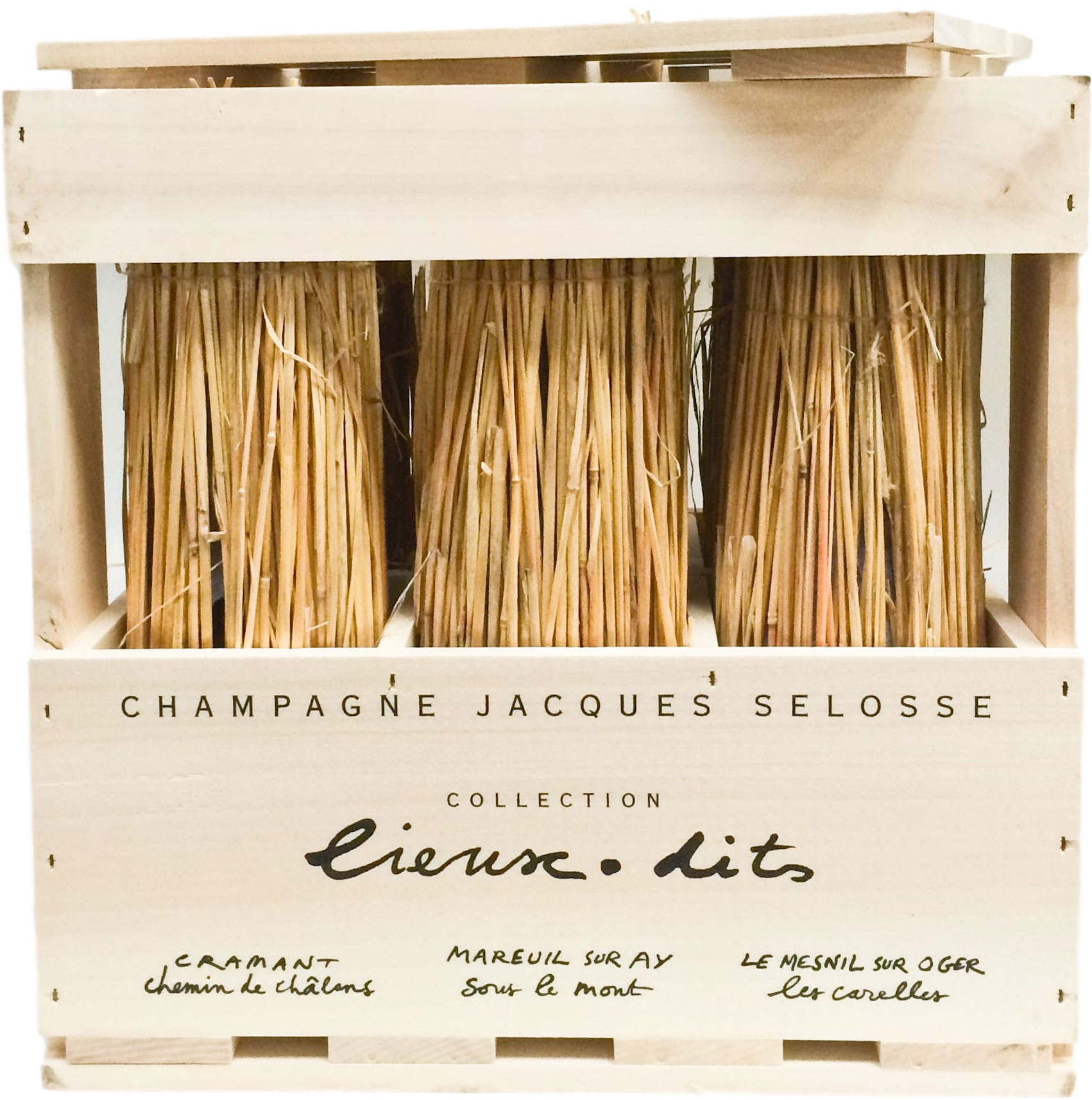 Selosse - Lieux Dits Caisse Collection 6 bottles 2016 From Original Wooden Case