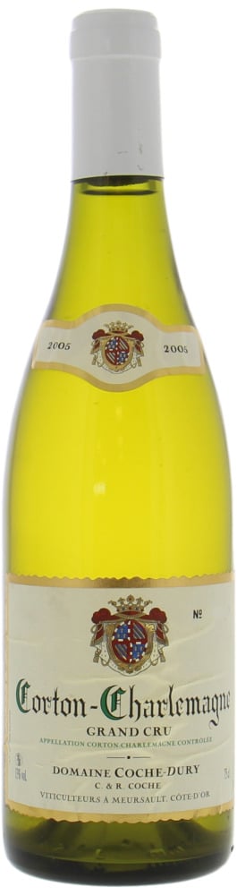 Coche Dury - Corton Charlemagne 2005 Bottle number digitally removed