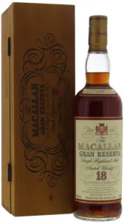 マッカランの木箱　MACALLAN GRAN RESERVA 18年　1979 Buy Macallan Gran Reserva 18 Year Old Single Malt 1979