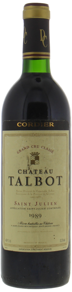 Chateau Talbot - Chateau Talbot 1989 From Original Wooden Case