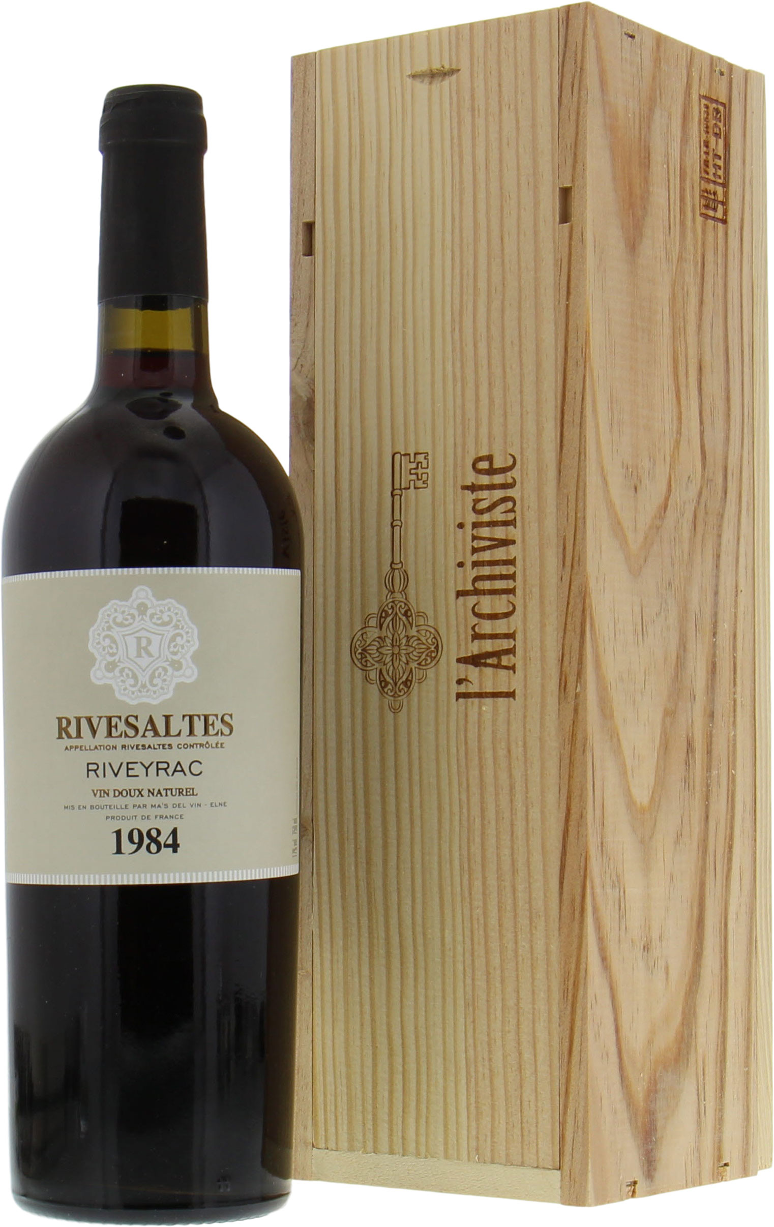 Riveyrac - Rivesaltes 1984 From Original Wooden Case