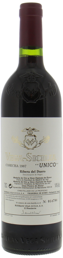 Vega Sicilia - Unico 1987 Perfect