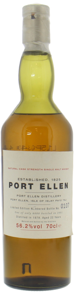 Port Ellen - 1st Release 22 years Old NO BOX 56.2% 1979 No Original Container Included