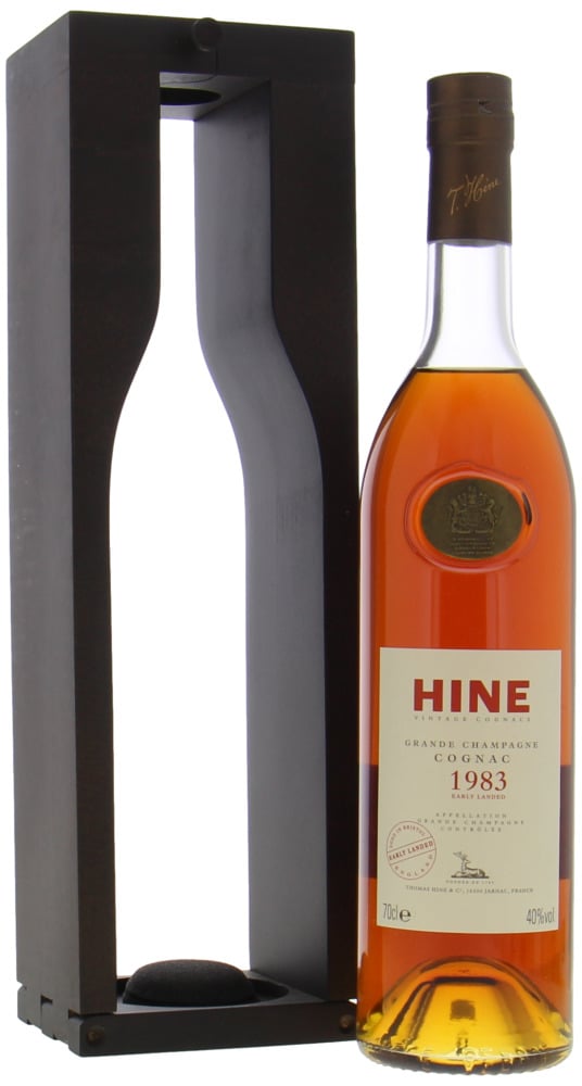 Hine - Grande Champagne Vintage Cognac 40% 1983 In Original Box