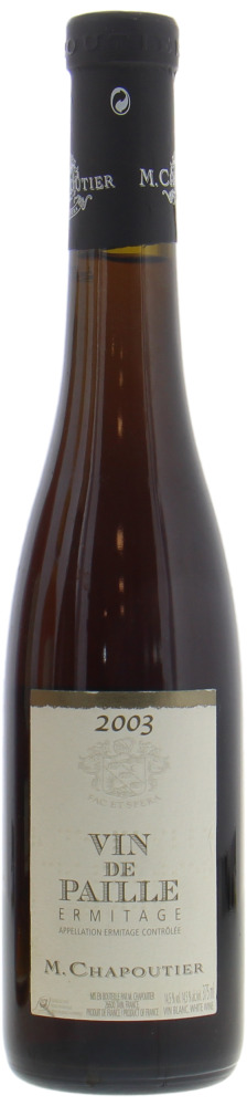 M. Chapoutier - Hermitage Vin de Paille 2003 Perfect