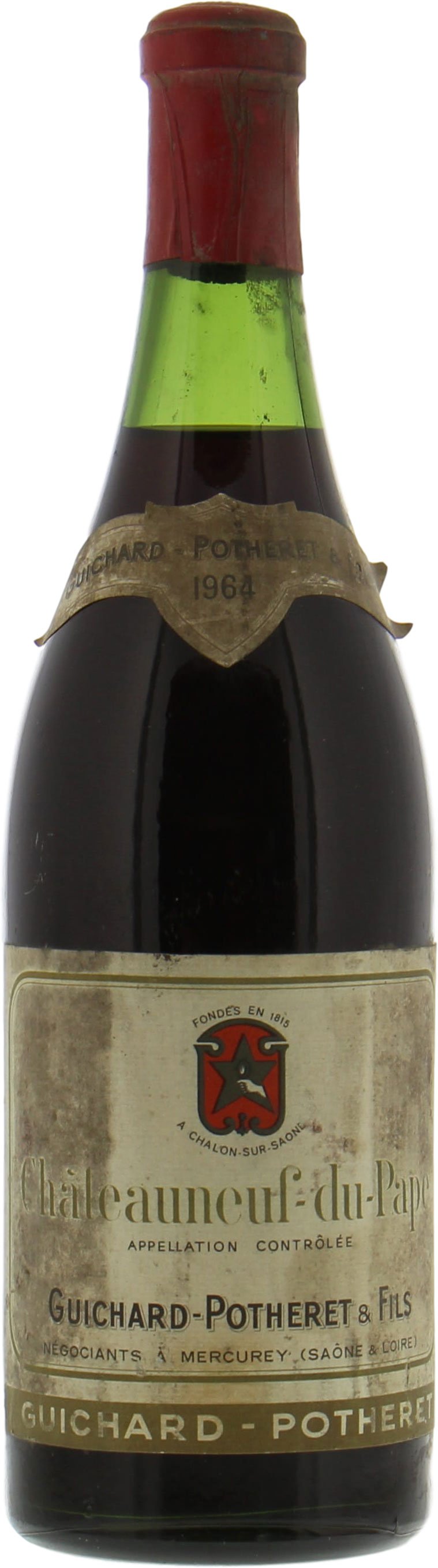 Guichard-Potheret - Chateauneuf du Pape 1964 3-5 cm