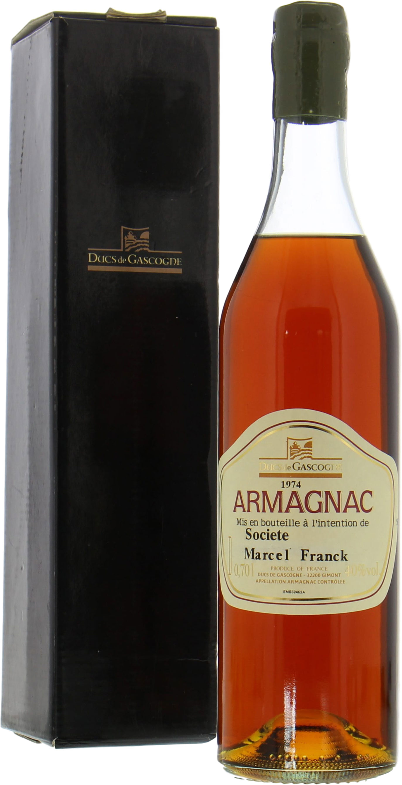 Ducs de Gascogne - Armagnac 1974 Perfect