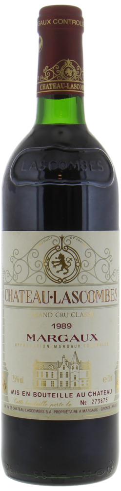 Chateau Lascombes - Chateau Lascombes 1989 Perfect